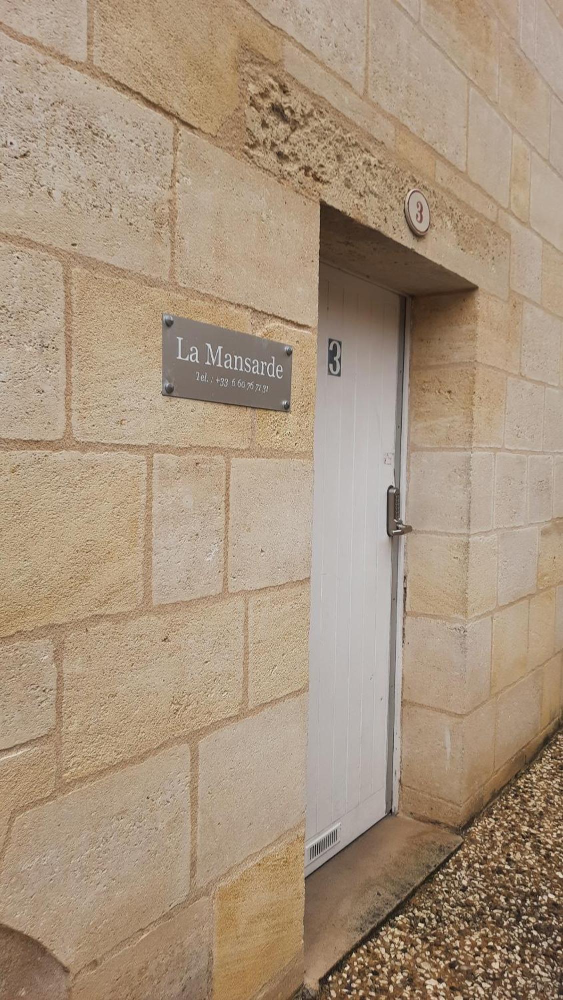 La Mansarde Apartment Saint-Émilion Exterior foto